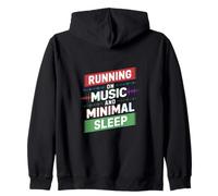 Running on Music and Minimal Sleep Sweat à Capuche