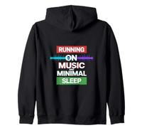 Running on Music and Minimal Sleep Sweat à Capuche