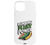 Running on Plant Athlete Runner Vegan Coque pour iPhone 15 Plus