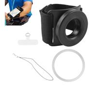 Running Phone Holder - Rotatable Wristband Mount, Outdoor-Sports Tool for Carrying, High-Stability Gear, Triple-Locked Base with Full-Access Grip, Athletic-Mobility Kit for Workouts Hiking & Training