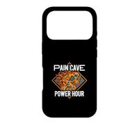 Running Skeleton Pain Cave Power Hour Endurance Athlete Coque pour iPhone 17 Pro