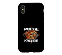Running Skeleton Pain Cave Power Hour Endurance Athlete Coque pour iPhone X/XS