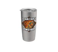 Running Skeleton Pain Cave Power Hour Endurance Athlete Gobelet isotherme en acier inoxydable double paroi