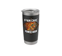 Running Skeleton Pain Cave Power Hour Endurance Athlete Gobelet isotherme en acier inoxydable double paroi