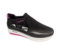 Running Sport Chaussure Chaussures De Course À Pied Tendance,Tennis Femme Blanche Chaussures Montantes Femme Kids Slip on Sneakers Bottes Lacets Devant Bottes Aigle Femme Shor(Le Noir,41)