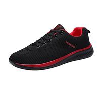 Running Sport Chaussure Unisexe Chaussures De Course,Chausson Aquatique Homme Chaussure Accessoire Sneaker Botte Moto Hommes Bottes Running Trail Homme(Rouge,42)