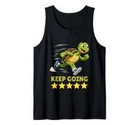 Running Turtle Keep on Going 5 étoiles Débardeur