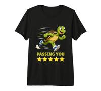 Running Turtle Passing You 5 étoiles T-Shirt Haut de Gamme