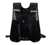 Running Water Vest - 14.17x11.81 inches, Reflective Hydration Chest Bag Lightweight Design | Breathable Running Cycling Vest with Storage Pockets, Outdoor Sports Bag for Water Bottle, Key, Cell Phone