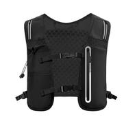 Running Water Vest, Trail Running Hydration Pack, Adjustable Chest Straps, Reflective Design with Phone Holder, Outdoor Gear for Women and Men, 14.17x11.81x1.18 inches