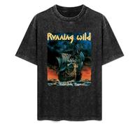 Running Wild Under Jolly Roger Album Unisex Cotton Tee Shirt Men's Black T-Shirt 3XL