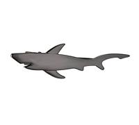RunootPR Pince à cravate animaux marins pour hommes requins dauphins épingle à cravate argent or bijoux personnalisés, 5.5cm, Pas de gemme
