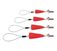Runpofix RTG Lot de 4 boucles de traction pour câble 6 mm avec compensation par rotation