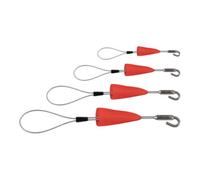 Runpotec RUNPOTEC câble de tirage RUNPOFIX 4 pcs avec capuchon de protection et crochet, set de 4 Quantité:1