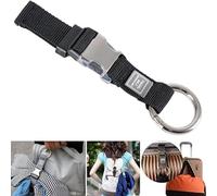runrayay Add-A-Bag Luggage Strap Jacket Gripper, Luggage Straps Baggage Suitcase Belts Travel Accessories, Make Your Hands Free, Easy to Carry Your Extra Bags, Black