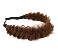RUNRAYAY Bandeau tressé à 3 mèches, style décoiffé, avec dents, en cheveux synthétiques. Grande élasticité. Tresses en queue de poisson. Bandeau tressé - 27230#