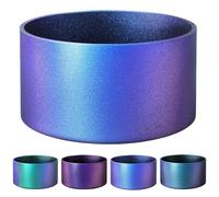 runrayay Chameleon Gradient Matte Luster Silicone Boot, Compatible avec Stanley Quencher Tumbler 20-40Oz et 12-24Oz Water Bottles with 2.8-3In Base, Blue