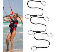 RUNRAYAY Élastiques à cheveux en spirale, 3 paquets, élastiques tressés, sans dommage, pour queue de cheval, pour la gym, la natation, la plongée, noirs