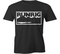 Runrig T Shirt Printed Tee Mens Black XXL