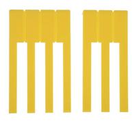 RUNROTOO 1 Jeu de Touches de Rechange Blanches pour Piano, Capuchons de Remplacement en Plastique pour la réparation des Touches de Piano, Protection pour Clavier Standard dans Les salles de Musique