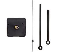 RUNROTOO 1 mécanisme d'horloge murale sans cadre, mouvement à quartz silencieux et aiguilles noires, kit de réparation/remplacement DIY silencieux pour horloges sur toile et photo