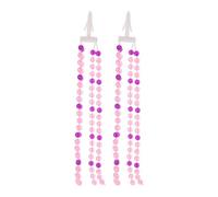 RUNROTOO 1 Paire de guirlandes décoratives pour Guidon de vélo Enfant : Pompons à Perles pour Guidon de Trottinette, vélo et Tricycle pour Filles et garçons - Décoration pour poignées de,