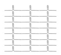 RUNROTOO 100 Clips pour Sangles de Meubles : Clips pour Sangles de chaises de Jardin et Structures en macramé - Pinces de Fixation métalliques pour Structure, Fixation Facile
