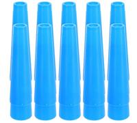 RUNROTOO 10pièces Tubes Plastique pour Bobinage Rapide Accessoires de Tissage Haute Efficacité Tubes Coniques pour Machines à Textiles Enrouleurs de Fil pour Broderie et Travaux Aiguille