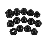 RUNROTOO 14 soufflets de rotule de direction - Soufflet universel en caoutchouc pour biellette de direction - Protection de rotule de suspension - Pièces automobiles pour remplacement d'essieu de