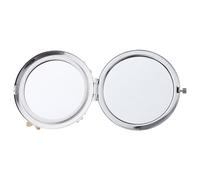 RUNROTOO 1pièce Miroir de Maquillage Pliant Mini Portable à Fleur de Marguerite Miroir de Poche Agrandissant pour Filles Outil de Retouche Compact et Léger