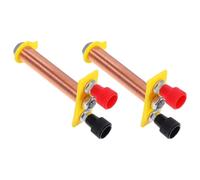 RUNROTOO 2 bobines électromagnétiques solénoïdes en forme de T pour expériences de physique - Outil pédagogique pour les démonstrations de circuits électriques et l'apprentissage des