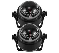 RUNROTOO 2 boussoles de Navigation Marine - Boussole de Navigation Nautique pour Bateau, voilier, Kayak, Voiture, Voyage et Conduite en extérieur