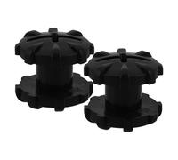 RUNROTOO 2 vis de Fixation pour Plaque Dorsale de plongée - Vis autotaraudeuses Noires pour Fixation de Bouteille, Harnais et Accessoires de plongée (Noir)