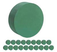 RUNROTOO 20 Pièces Mousse de Fleur Ronde Boue de Fleuriste Verte Absorption D'eau Garde les Fleurs Fraîches Mariage