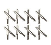 RUNROTOO 20pcs Chevilles de Corde de Harpe en Métal Argenté pour Lyre et Guzheng, Résistance la Déformation et Installation Facile, Accessoires D'instrument de Musique