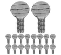 RUNROTOO 22 vis moletées pour barbecue : vis de rechange en acier inoxydable pour barbecue électrique et friteuse à air chaud - Accessoires pour