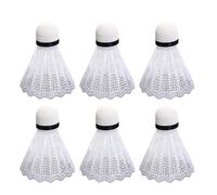 RUNROTOO 24 Pièces Volant de Badminton en Plastique Mousse Blanc