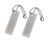 RUNROTOO 2pièces Pierre à Aiguiser Diamant Portable Pierre à Aiguiser Résistante pour Couteaux et Ciseaux Affûtage Extérieur Pratique