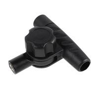 RUNROTOO 3 Pièces Adaptateur de Filetage pour Pied de Micro, Adaptateur de Support de Microphone T-type, Filetage 3/8, Plastique, Noir, 10,3x6x4cm, pour Perche et Broadcasting