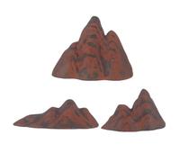 RUNROTOO 3 Pièces Décoration Aquarium Miniature avec Fausse Montagne Paysagère Décorative pour Micro-Paysage Accessoire pour Aquarium Naturel et Réaliste