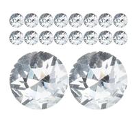 RUNROTOO 30 Pièces Boutons Décoratifs pour Canapé en Acrylique Scintillant, Clous de Tapissier Polyvalents pour Meubles, Adaptés aux Murs et Salons