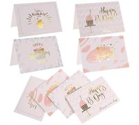 RUNROTOO 40pièces Cartes Anniversaire avec Motif Bouquet de Fleurs Cartes de Vœux Joyeuses et Drôles pour Messages Personnalisés Cadeau pour Femmes et Hommes