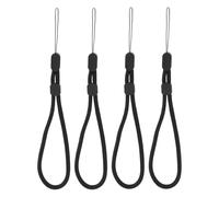 RUNROTOO 4pcs Dragonnes Réglables pour Canne et Bâtons de Randonnée, en Plastique et Fibre, Prévention de Perte et Transport Facile pour Aventures en Plein Air