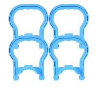 RUNROTOO 4pcs Poignées pour Bouteilles D'eau en Gallon Abs Bleu, Élévateurs D'eau Pratiques et Résistants, Faciles à Transporter pour Station D'eau et Usage Domestique