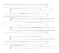RUNROTOO 5paires Pinces à Musique Acrylique Transparentes Supports de Pages pour Partitions Clips pour Pupitre de Musique Accessoires Piano Pinces Feuille Pratiques et Durables