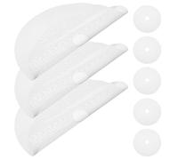 RUNROTOO 8pcs Feuilles Rondes en Silicone Réutilisables Tapis de Déshydratation Alimentaire Antiadhésif pour Fruits et Légumes Cuisson Pratique