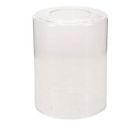 RUNROTOO Abat-jour cylindrique en verre : 80 x 100 mm E27, verre transparent, remplacement pour suspension - Abat-jour décoratif pour plafonniers et appliques murales