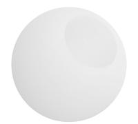 RUNROTOO Abat-jour de Rechange Sphérique en Pe Blanc 180 Mm de Diamètre, Couverture D’éclairage Résistante à L’eau pour Luminaire Intérieur et Extérieur, Abat-jour Rond Plastique Suspendre