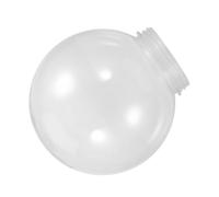 RUNROTOO Abat-jour Globe en Acrylique Transparent, Sphérique, de Rechange pour Lampadaire Extérieur, Diffusion Maximale Lumière, pour Patio et Rue