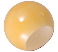 RUNROTOO Abat-jour Verre Rond Double pour Lampe Accessoire DIY Éclairage et Élégant Remplacement Globe Ventilateur Plafond Small Lampshade